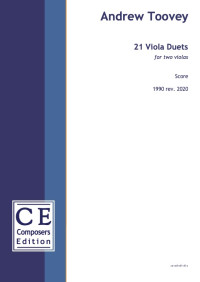 CE-AT1VD1 • TOOVEY - 21 Viola Duets - Score