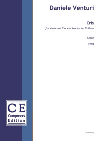 CE-DV1C5 • VENTURI - Cris - Score