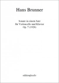 FAE112 • BRUNNER - Sonate in einem Satz - Partitur und Stim