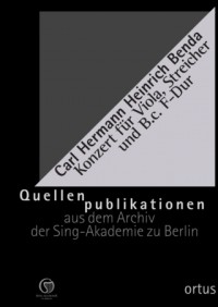 OM205-3 • BENDA - Konzert - Stimmensatz