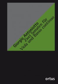 OM228 • ANTONIOTTO - Zwei Sonaten (Two sonatas) - Score wi