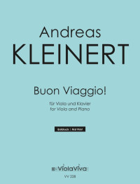 VV 228 • KLEINERT - Buon viaggio! for Viola and Piano - Sco